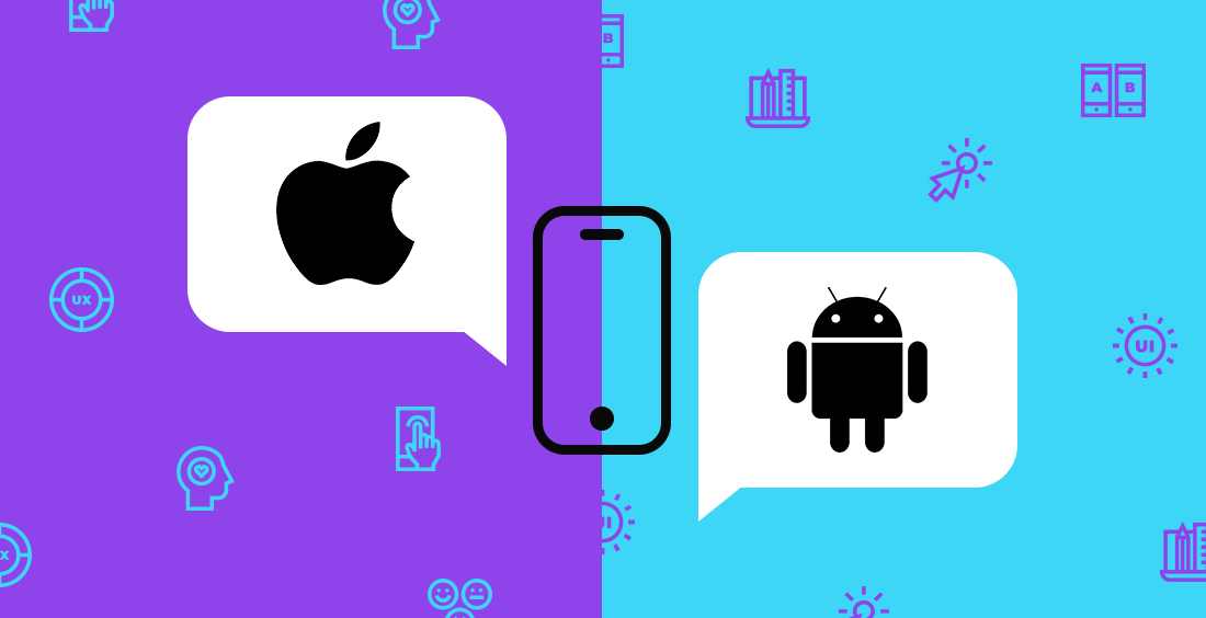Comparing iOS vs Android app user interface - Swiss Tomato news